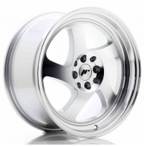 LLANTA JR Wheels JR15 17x8 ET35 5x108/114,3 Machined Silver JAPAN RACING