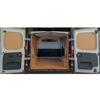 KIT PASOS DE RUEDA MADERA DM HIDROFUGO 12MM V.W. CADDY 21-&gt;  FURGON  L1