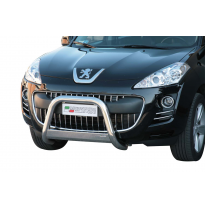 Defensa Delantera Acero Inox Peugeot 4007 08> Diametro 63 Homologada