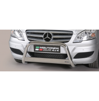 Defensa Delantera Acero Inox Homologacion Ec Mercedes Vito/Viano 2010-2014  Medium Bar Acero Inox Diametro 63