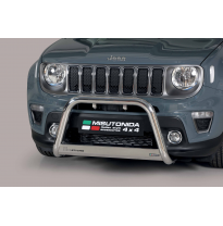 Defensa Delantera Inox Jeep Renegade 2018&gt; ø 63 Homologada - Ec Bar