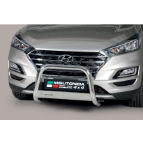 Defensa Delantera Inox Hyundai Tucson 2018&gt; ø 63 Homologada - Ec Bar
