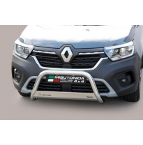 DEFENSA DELANTERA HOMOLOGADA INOX RENAULT Kangoo 2021 &gt;   ø 63 MISUTONIDA 4X4