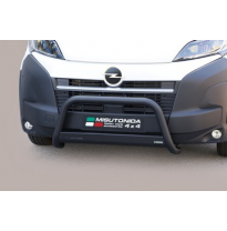 DEFENSA DELANTERA HOMOLOGADA INOX COLOR NEGRO OPEL Movano 2024 &gt;   ø 63 MISUTONIDA 4X4