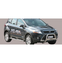 Defensa Delantera Acero Inox Ford Kuga 08&gt; Diametro 63 Homologada