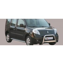 Defensa Delantera Acero Inox Renault Kangoo 08&gt; Diametro 63 Homologada