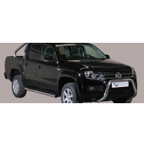 Defensa Delantera Acero Inox Homologacion Ec Volkswagen Amarok (Highline) 10&gt; Super Bar Acero Inox Diametro 76
