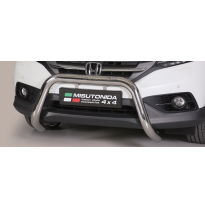 Defensa Delantera Acero Inox Homologacion Ec Honda Cr  V 12&gt; Super Bar Acero Inox Diametro 76