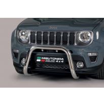 Defensa Delantera Inox Jeep Renegade 2018&gt; ø 76 Homologada - Ec Bar