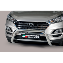 Defensa Delantera Inox Hyundai Tucson 2018&gt; ø 76 Homologada - Ec Bar