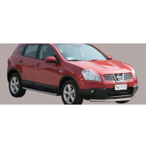 Defensa Delantera Acero Inox Nissan Qashqai 07/10 (With Stainless Steel Cap)