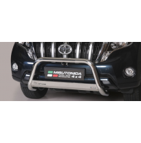 Defensa Delantera Acero Inox Homologacion Ec Toyota Land Cruiser 150 14&gt; (Suitable With Camera and Can Be Fitted With Park Senso