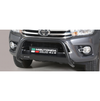 Defensa Delantera Acero Inox Toyota Hi Lux 16&gt; Diametro 63 Homologada Misutonida