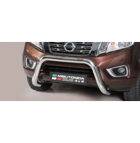 Defensa Delantera Acero Inox Nissan Np 300 Navara 16&gt; Diametro 76 Homologada Misutonida