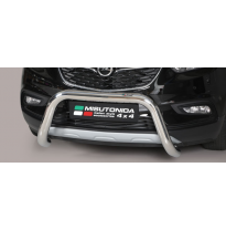Defensa Delantera Acero Inox Opel Mokka X ø 76 Homologada - Misutonida Italia
