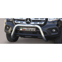 Defensa Delantera Acero Inox Mercedes X Class ø 76 Homologada 2017&gt; - Misutonida Italia