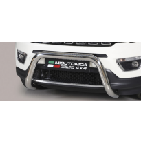 Defensa Delantera Acero Inox Jeep Compass 17&gt; ø 76 Homologada - Misutonida Italia