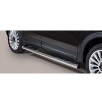 Estriberas Laterales Acero Inox Fiat 500 X   Misutonida Italia