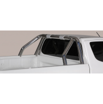 Roll Bar Acero Inox 2 Tubos Mitsubishi L200 Club Cab 15&gt; ø76  Misutonida Italia