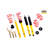 Kit roscado MTS TECHNIK Street Gold BMW 3 (E30)  Año: 11/82 - 01/91 Con TUV  SIN Copelas parte delantera - SIN Copelas parte tra