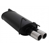 Escape Deportivo 2 X 76mm M-Design - C-Klasse Typ:W202 C180 / C200 / C220 / C240 / C200d / C200k / C230k Bj. 1993 - 2000 Requier