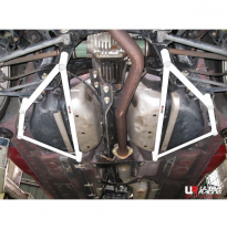 BARRA REFUERZO ULTRARACING MAZDA RX8 ULTRARACING 2X 4-PUNTOS TRASERA INFERIOR BARS 1019P
