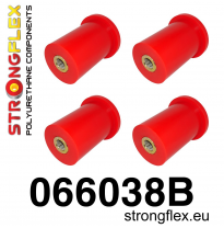 SILENTBLOCK Fiat Seicento 98-08 Todos modelos KIT DE CASQUILLOS DE BRAZO DE ARRASTRE TRASERO STRONGFLEX