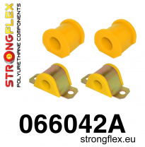 SILENTBLOCK Fiat Seicento 98-08 Todos modelos KIT CASQUILLO BARRA ESTABILIZADORA DELANTERA STRONGFLEX POLIURETANO SPORT
