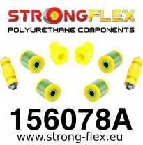 SILENTBLOCK Renault Clio Clio I 90-98 CASQUILLOS DE POLIURETANO SUSPENSIÓN STRONGFLEX FRONT KIT SPORT