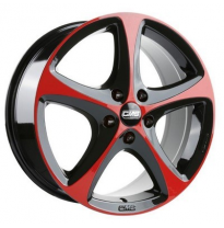 Llanta Cms C12 Individual 8,0x18 Et55 5x108 Red-Black 63.4