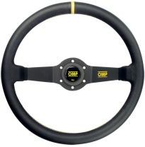 VOLANTE OMP RALLY PIEL 350MM NEGRO 2 BRAZOS