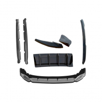 Kit de carrocería completo Oneway apto para Cupra Ateca MK1 2018- - Negro brillante