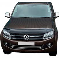 Protector de capó Oneway apto para Volkswagen Amarok MK1 2010-2022 - Negro brillante