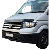Protector de capó Oneway apto para Volkswagen Crafter MK2 2016- y MAN TGE MK1 PreFacelift 2016- - Negro brillante