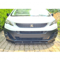 Spoiler delantero Oneway apto para Peugeot Expert 3.ª generación 2016- - Negro brillante