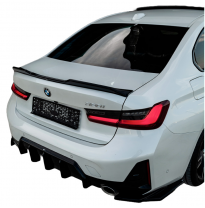 Difusores laterales traseros Oneway aptos para BMW Serie 3 G20/G21 M-Pack Facelift 2022- - Negro brillante