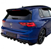 Difusor trasero Oneway apto para Volkswagen Golf VIII HB R 2020- - Negro brillante