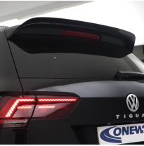 Alerón de techo Oneway (tapa) apto para Volkswagen Tiguan II R-Line 2016-2020 - Negro brillante