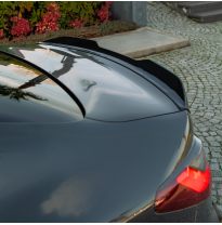 Alerón de maletero unidireccional apto para BMW M4/4-Series G22/G23 Coupé/Convertible M-Pack/M440i 2020- - Negro brillante