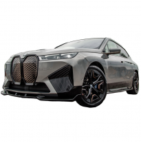 Faldones laterales Oneway Set compatibles con BMW iX M-Pack i20 2021- - Negro brillante