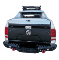 Cubierta de portón trasero Oneway adecuada para Volkswagen Amarok MK1 2010-2022 - Negro mate