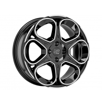 LLANTA MSW 83 7x17 ET 25 4x108 MSW GLOSS BLACK FULL POLISHED