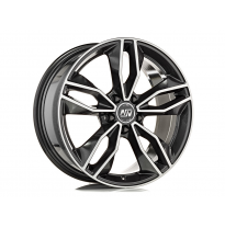 LLANTA MSW 71 7,5x17 ET 35 5x100 MSW GLOSS DARK GREY FULL POLISHED
