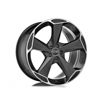 LLANTA ASPEN HLT 10,5x20 ET 35 5x120 OZ MATT BLACK DIAMOND CUT