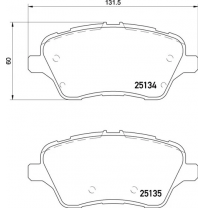 Pastillas de freno PBS PROTRACK DELANTERAS FORD BMax 1.6 Ti KW:77 Año: 2012 &gt;