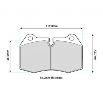 Pastillas de freno PBS PRORACE DELANTERAS MINI MINI (R55) Clubman 1.6 Cooper KW:85 Año: 2010 &gt;