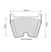 Pastillas De Freno Pbs Prorace Delanteras Audi A6 (4b2, C5) Rs6 Quattro Kw:331 Año: 2002 &gt; 2005