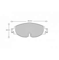 Pastillas de freno PBS PROTRACK DELANTERAS AUDI A3 (8V1, 8VK) 1.8 TFSI KW:132 Año: 2012 &gt;