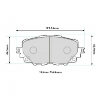 Pastillas de freno PBS PRORACE DELANTERAS FIAT 124 Spider 1.4 KW:125 Año: 2016 &gt;