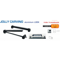 PORTA SKIS JOLLY CARVING 6 SKIES ./4 SNOWBOARD ALUMINIO
